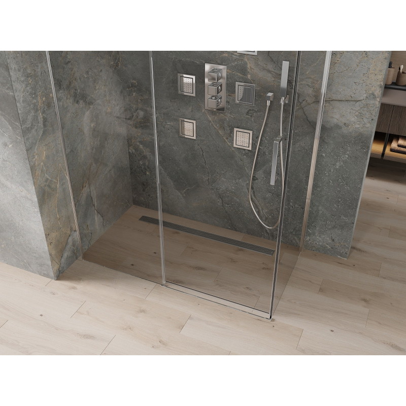 Mexen Omega kabina prysznicowa rozsuwana 160 x 80 cm, transparent, chrom - 825-160-080-01-00