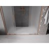 Mexen Velar L Duo drzwi prysznicowe rozsuwane 180 cm, szron, miedź szczotkowana - 871-180-003-32-65