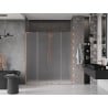 Mexen Velar L Duo drzwi prysznicowe rozsuwane 180 cm, szron, miedź szczotkowana - 871-180-003-32-65