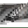 Mexen Velar L Duo drzwi prysznicowe rozsuwane 200 cm, szron, gun gray szczotkowany - 871-200-003-32-66