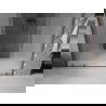 Mexen Velar L Duo drzwi prysznicowe rozsuwane 200 cm, szron, gun metal - 871-200-003-32-95