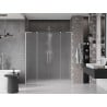 Mexen Velar L Duo drzwi prysznicowe rozsuwane 170 cm, szron, nikiel szczotkowany - 871-170-003-32-97