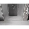 Mexen Velar L Duo drzwi prysznicowe rozsuwane 170 cm, szron, nikiel szczotkowany - 871-170-003-32-97