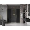 Mexen Velar L Duo drzwi prysznicowe rozsuwane 170 cm, grafit, złote - 871-170-003-42-50
