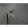 Mexen Velar L Duo drzwi prysznicowe rozsuwane 170 cm, grafit, złote - 871-170-003-42-50