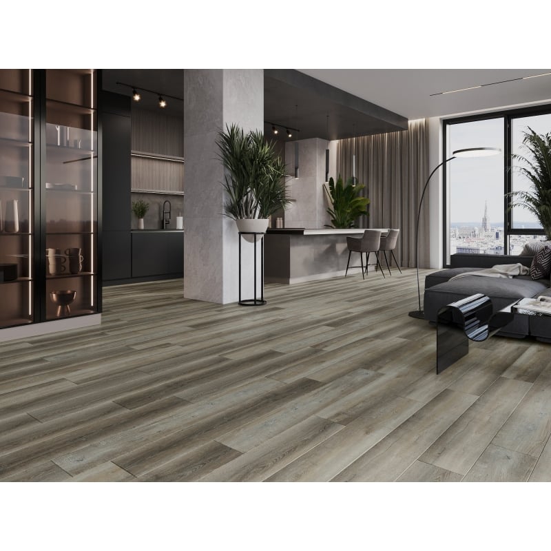 Mexen Aspen próbka paneli winylowych  SPC 6,5 mm, podkład IXPE 1,5 mm, 4 V-Fuga, Dąb - F1012-S