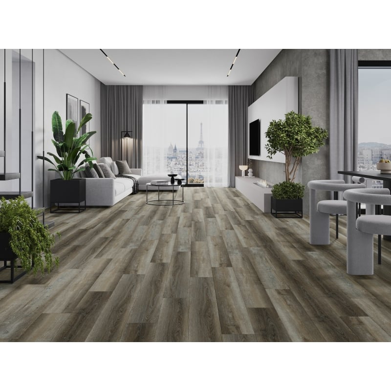 Mexen Aspen próbka paneli winylowych  SPC 6,5 mm, podkład IXPE 1,5 mm, 4 V-Fuga, Dąb - F1012-S