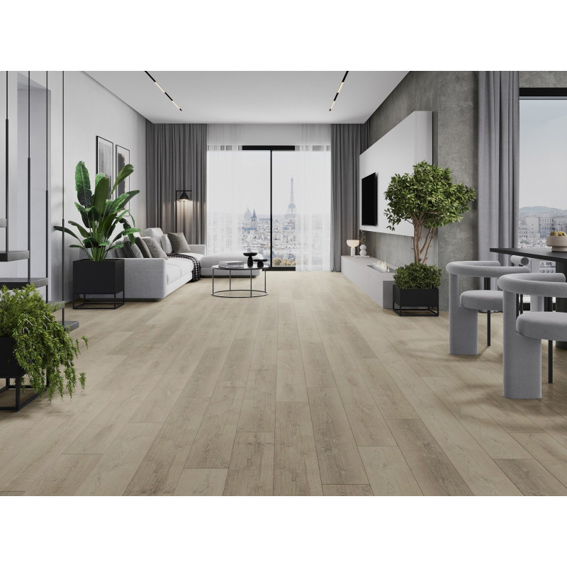 Mexen Parker próbka paneli winylowych SPC 6,5 mm, podkład IXPE 1,5 mm, 4 V-Fuga, Dąb - F1015-S
