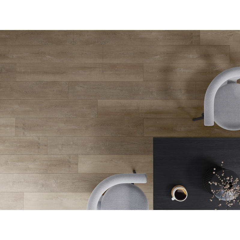 Mexen Windsor próbka paneli winylowych SPC 6,5 mm, podkład IXPE 1,5 mm, 4 V-Fuga, Dąb - F1016-S