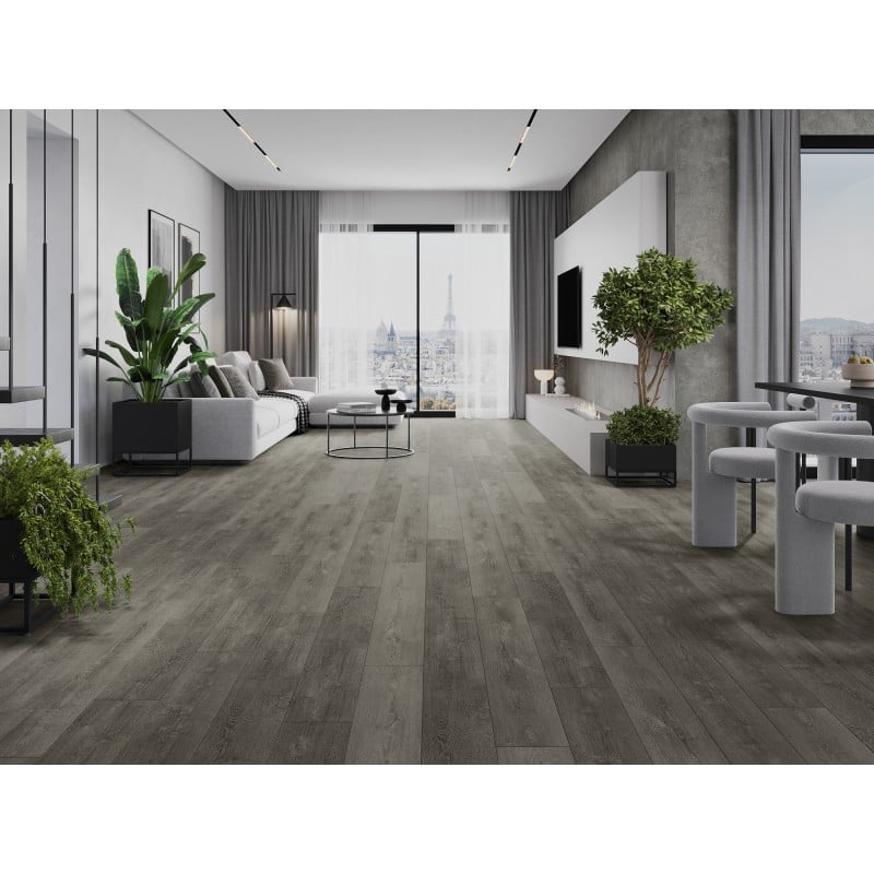 Mexen New Albany próbka paneli winylowych SPC 6,5 mm, podkład IXPE 1,5 mm, 4 V-Fuga, Dąb - F1017-S