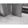 Mexen Velar ścianka prysznicowa rozsuwana Walk-in 120 x 200 cm, transparent 8 mm, nikiel szczotkowany - 871-120-000-03-97