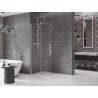 Mexen Velar ścianka prysznicowa rozsuwana Walk-in 110 x 200 cm, transparent 8 mm, nikiel szczotkowany - 871-110-000-03-97