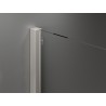 Mexen Velar ścianka prysznicowa rozsuwana Walk-in 120 x 200 cm, transparent 8 mm, nikiel szczotkowany - 871-120-000-03-97