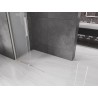 Mexen Velar ścianka prysznicowa rozsuwana Walk-in 70 x 200 cm, szron 8 mm, nikiel szczotkowany - 871-070-000-33-97