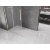 Mexen Velar ścianka prysznicowa rozsuwana Walk-in 70 x 200 cm, szron 8 mm, nikiel szczotkowany - 871-070-000-33-97