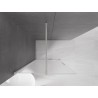 Mexen Velar ścianka prysznicowa rozsuwana Walk-in 70 x 200 cm, szron 8 mm, nikiel szczotkowany - 871-070-000-33-97