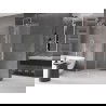 Mexen Velar ścianka prysznicowa rozsuwana Walk-in 85 x 200 cm, szron 8 mm, nikiel szczotkowany - 871-085-000-33-97