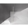 Mexen Velar ścianka prysznicowa rozsuwana Walk-in 90 x 200 cm, szron 8 mm, nikiel szczotkowany - 871-090-000-33-97