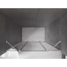 Mexen Velar Duo drzwi prysznicowe rozsuwane 140 cm, grafit, chrom - 871-140-000-42-01