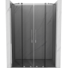 Mexen Velar Duo drzwi prysznicowe rozsuwane 160 cm, grafit, chrom - 871-160-000-42-01