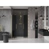 Mexen Velar Duo drzwi prysznicowe rozsuwane 150 cm, grafit, złote szczotkowane - 871-150-000-42-55