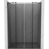 Mexen Velar Duo drzwi prysznicowe rozsuwane 150 cm, grafit, gun gray szczotkowany - 871-150-000-42-66