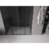 Mexen Velar Duo drzwi prysznicowe rozsuwane 140 cm, grafit, czarne - 871-140-000-42-70