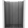 Mexen Velar Duo drzwi prysznicowe rozsuwane 140 cm, grafit, gun metal - 871-140-000-42-95
