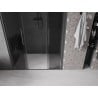 Mexen Velar Duo drzwi prysznicowe rozsuwane 140 cm, grafit, gun metal - 871-140-000-42-95