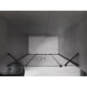 Mexen Velar Duo drzwi prysznicowe rozsuwane 140 cm, grafit, czarne - 871-140-000-42-70