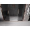 Mexen Velar L Duo drzwi prysznicowe rozsuwane 170 cm, grafit, różowe złoto - 871-170-003-42-60