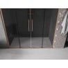 Mexen Velar L Duo drzwi prysznicowe rozsuwane 170 cm, grafit, miedź szczotkowana - 871-170-003-42-65