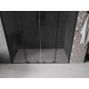 Mexen Velar L Duo drzwi prysznicowe rozsuwane 180 cm, grafit, czarne - 871-180-003-42-70