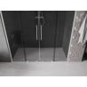 Mexen Velar L Duo drzwi prysznicowe rozsuwane 200 cm, grafit, nikiel szczotkowany - 871-200-003-42-97