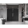 Mexen Velar L Duo drzwi prysznicowe rozsuwane 180 cm, grafit, nikiel szczotkowany - 871-180-003-42-97