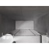 Mexen Velar L Duo drzwi prysznicowe rozsuwane 200 cm, grafit, nikiel szczotkowany - 871-200-003-42-97