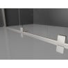 Mexen Velar L Duo drzwi prysznicowe rozsuwane 200 cm, grafit, nikiel szczotkowany - 871-200-003-42-97