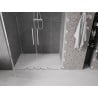 Mexen Velar L Duo drzwi prysznicowe rozsuwane 140 cm, transparent, chrom - 871-140-003-02-01