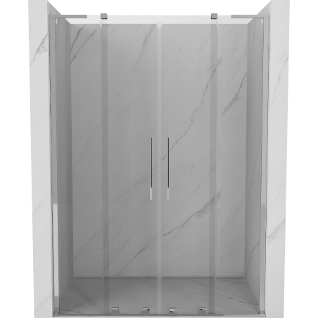Mexen Velar L Duo drzwi prysznicowe rozsuwane 160 cm, transparent, chrom - 871-160-003-02-01