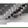 Mexen Velar L Duo drzwi prysznicowe rozsuwane 160 cm, transparent, białe - 871-160-003-02-20