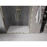 Mexen Velar L Duo drzwi prysznicowe rozsuwane 160 cm, transparent, złote - 871-160-003-02-50