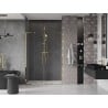 Mexen Velar L Duo drzwi prysznicowe rozsuwane 160 cm, transparent, złote - 871-160-003-02-50