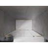 Mexen Velar L Duo drzwi prysznicowe rozsuwane 160 cm, transparent, złote - 871-160-003-02-50