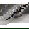 Mexen Velar L Duo drzwi prysznicowe rozsuwane 140 cm, transparent, złote szczotkowane - 871-140-003-02-55