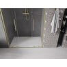 Mexen Velar L Duo drzwi prysznicowe rozsuwane 160 cm, transparent, złote szczotkowane - 871-160-003-02-55