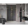 Mexen Velar L Duo drzwi prysznicowe rozsuwane 140 cm, transparent, złote szczotkowane - 871-140-003-02-55