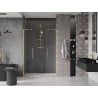 Mexen Velar L Duo drzwi prysznicowe rozsuwane 150 cm, transparent, złote szczotkowane - 871-150-003-02-55