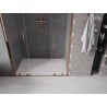 Mexen Velar L Duo drzwi prysznicowe rozsuwane 150 cm, transparent, różowe złoto - 871-150-003-02-60