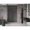 Mexen Velar L Duo drzwi prysznicowe rozsuwane 140 cm, transparent, różowe złoto - 871-140-003-02-60