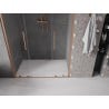 Mexen Velar L Duo drzwi prysznicowe rozsuwane 150 cm, transparent, miedź szczotkowana - 871-150-003-02-65